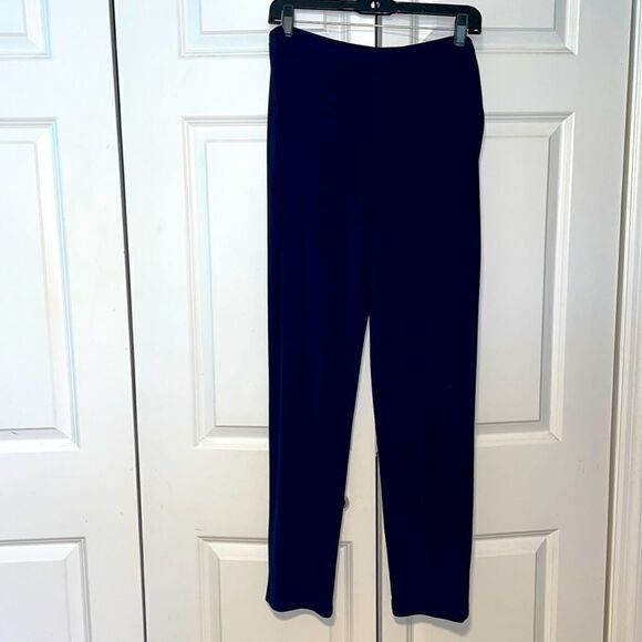 Joseph Ribkoff navy stretchy slacks - Picture 1 of 5